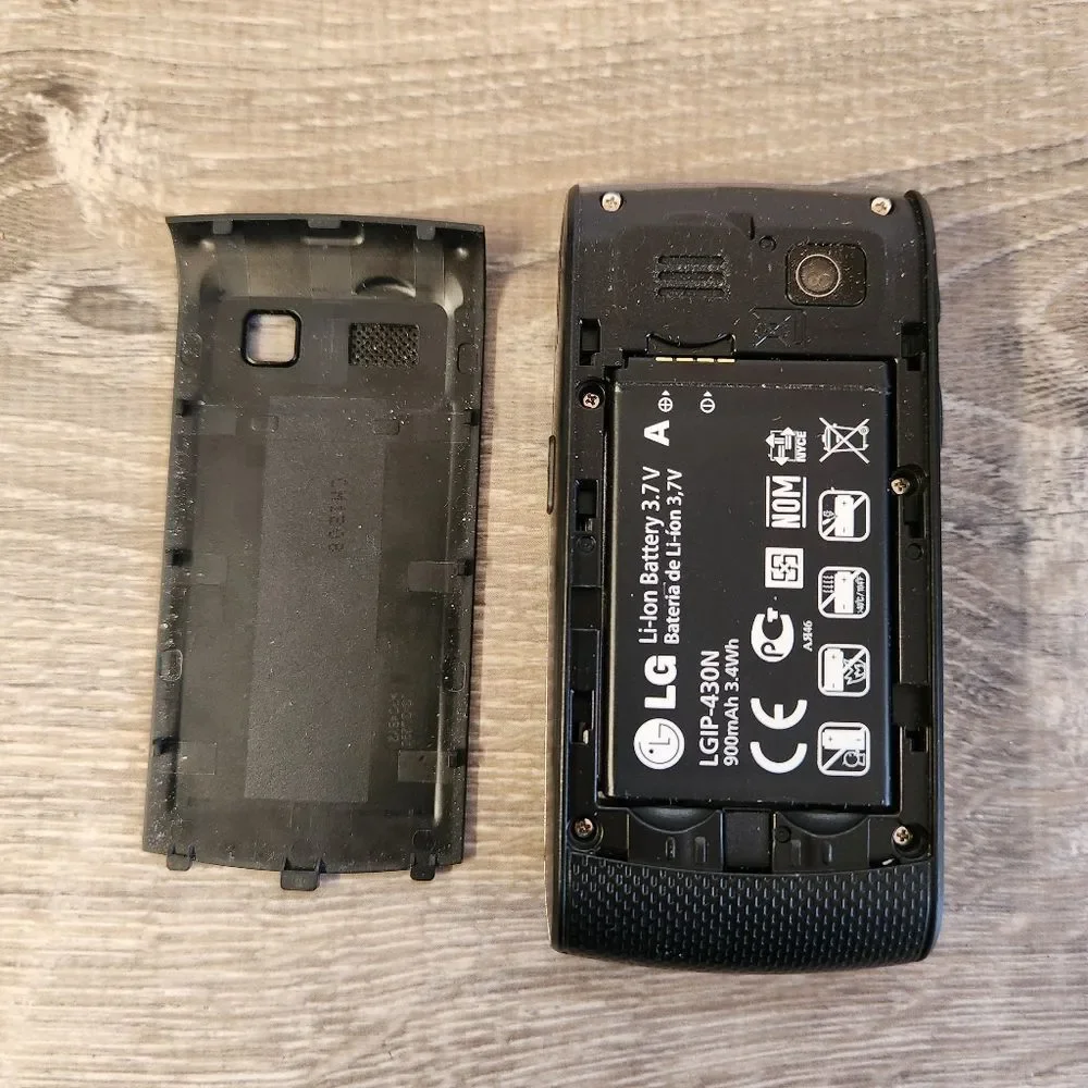 LG GU295 AT&T Cellular 3G Slider Push To Talk‎ Cellular Mobile Phone Black